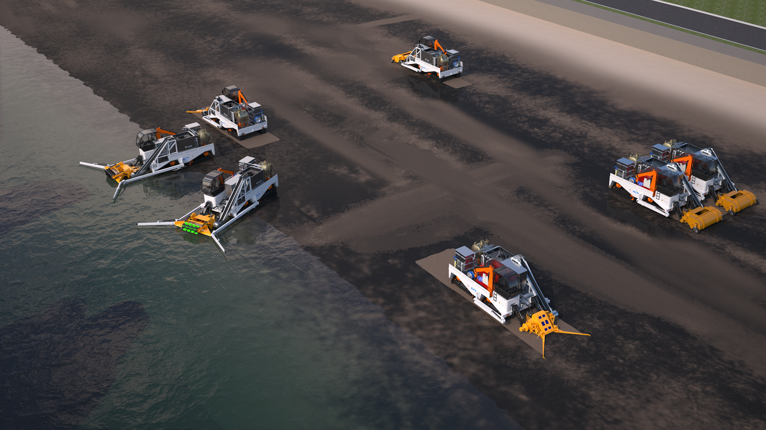 회수장비를 활용한 미래 방제 작업 구상도